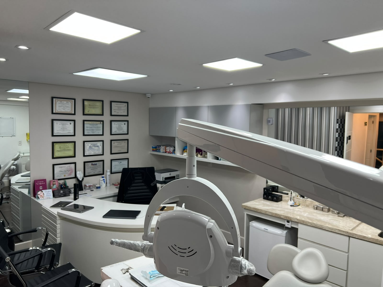 Estrutura de atendimento odontológico da Clínica Dal Pizzol
