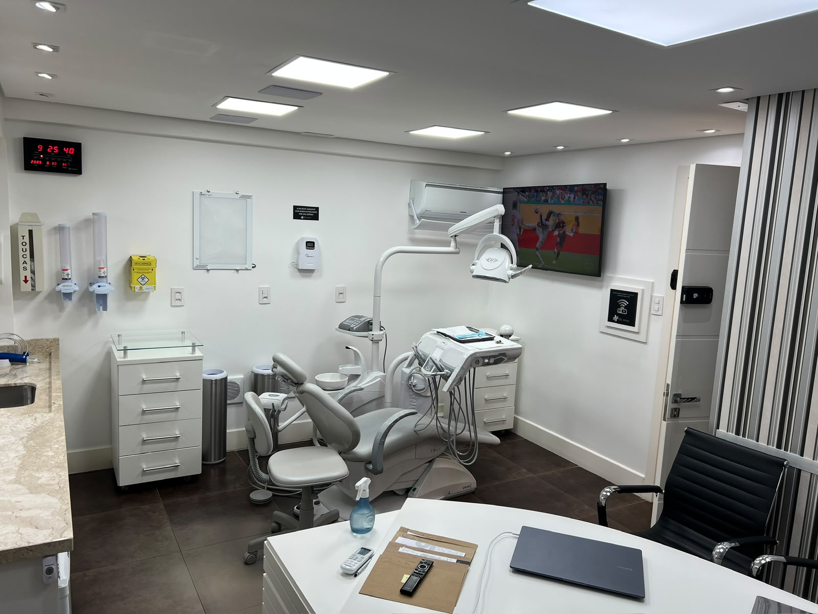 Consultório odontológico da Clínica Dal Pizzol em São Leopoldo