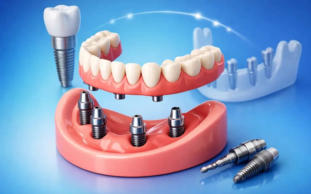 Quantos implantes para prótese protocolo?